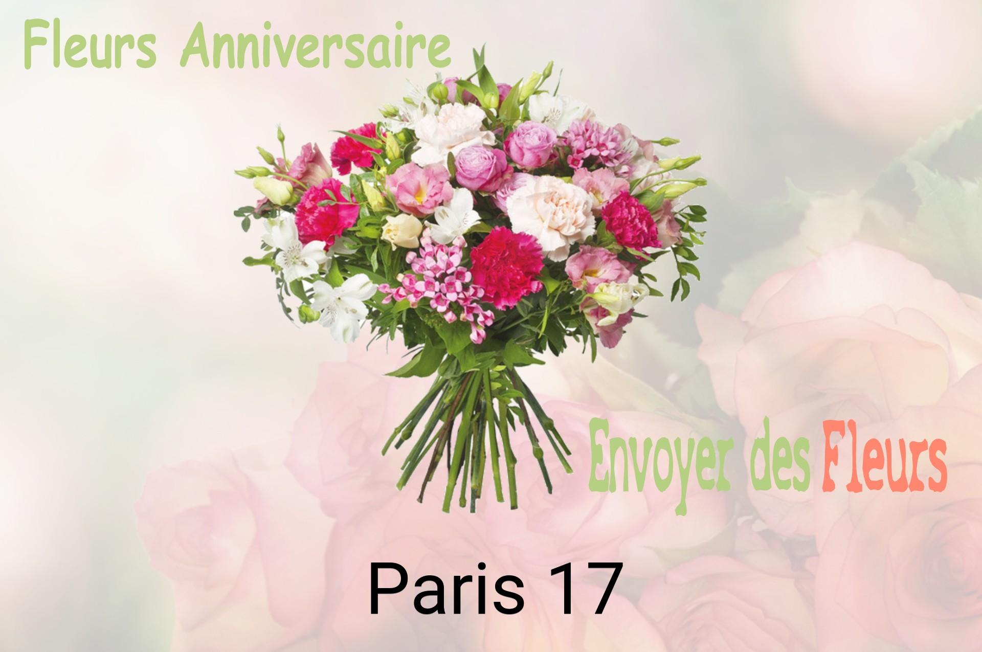 Bouquet de fleurs d’anniversaire livré à Paris-17